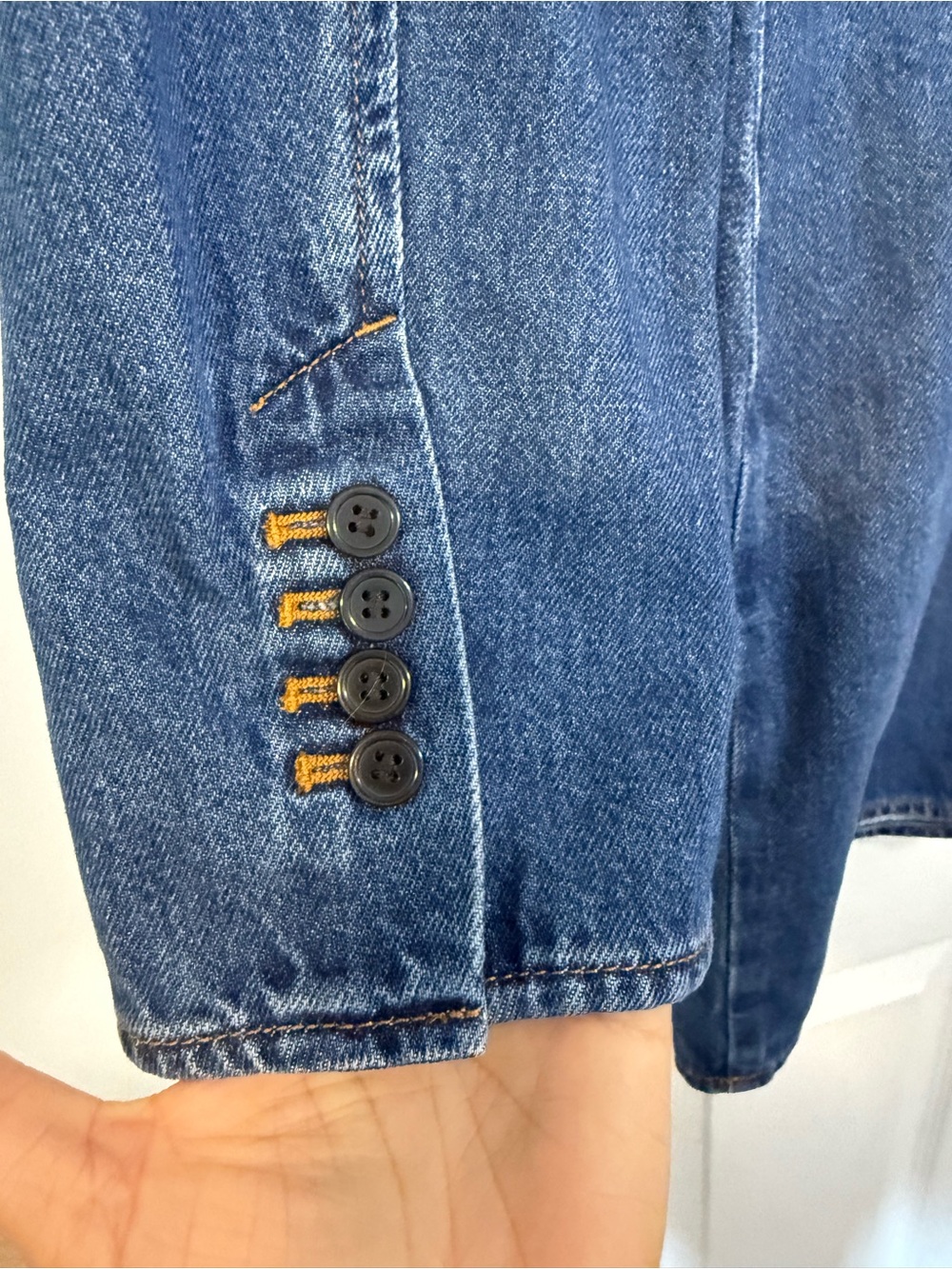 & Other Stories Blue Denim Mini Dress - Picture 7 of 13